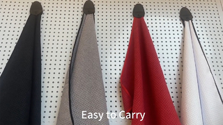 Waffel-Golfhandtuch hält Schläger sauber