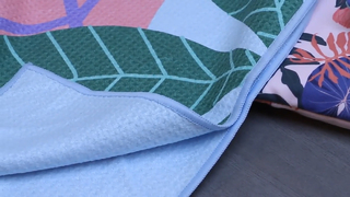 Schnell trocknendes Waffel-Strandtuch