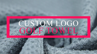 Bedrucktes Golfhandtuch, super saugfähig